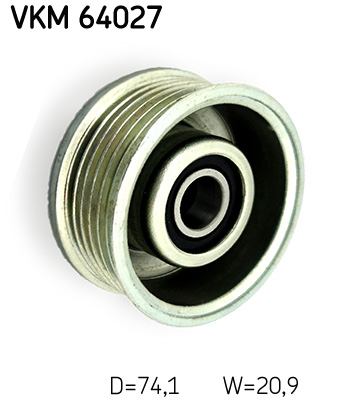 SKF Vezetőgörgő, hosszbordás szíj VKM64027_SKF